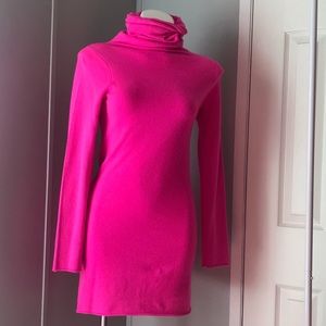 Hot pink sweater dress from Bloomingdales sz XS